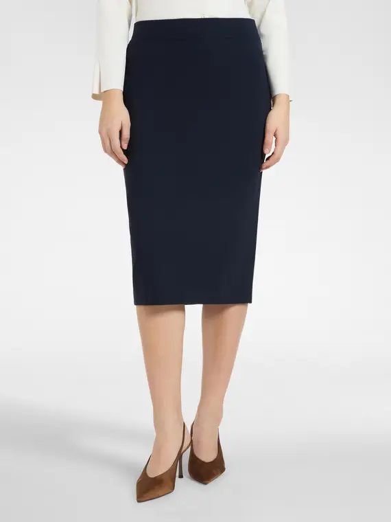 Gonna longuette Donna, Blu (42 IT) miniatura 3