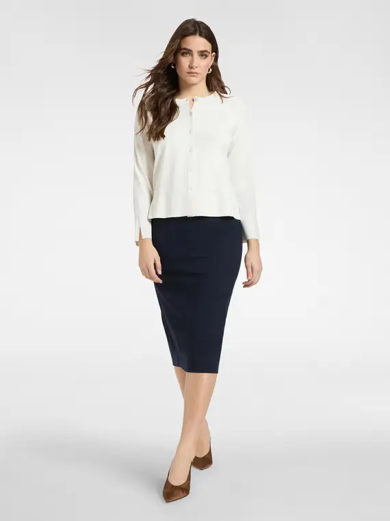 Gonna longuette Donna, Blu (42 IT)