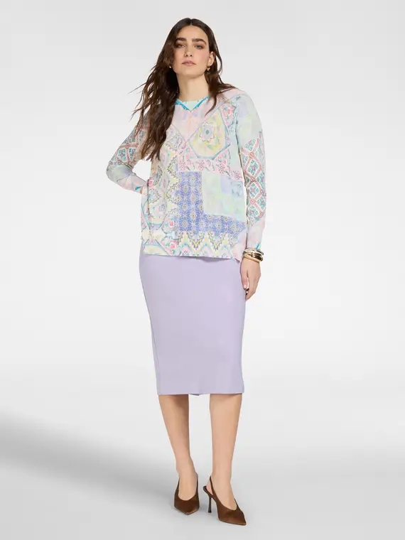 Gonna longuette Donna, Viola (46-48 IT)