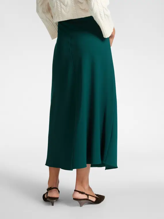 Gonna lunga Donna, Verde miniatura 2