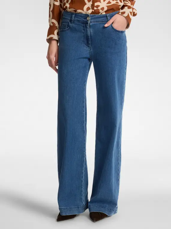 Elena Mirò Jeans Donna Blu 2522026 miniatura 3