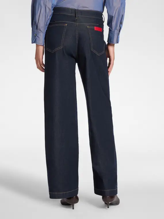 Jeans boy fit Donna, Blu miniatura 2