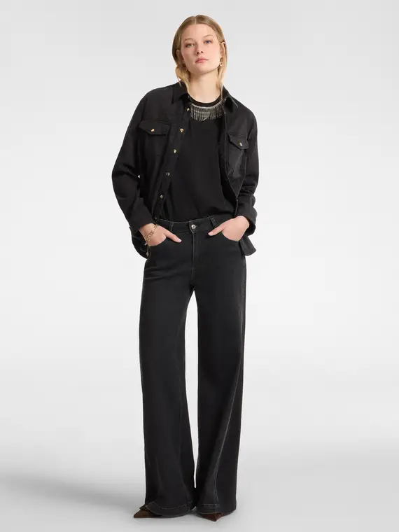 Elena Mirò Jeans Donna Nero 3779170