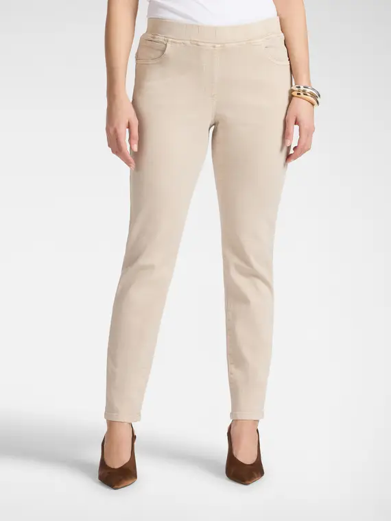 Elena Mirò Jeggings Donna Beige 4245149 miniatura 3
