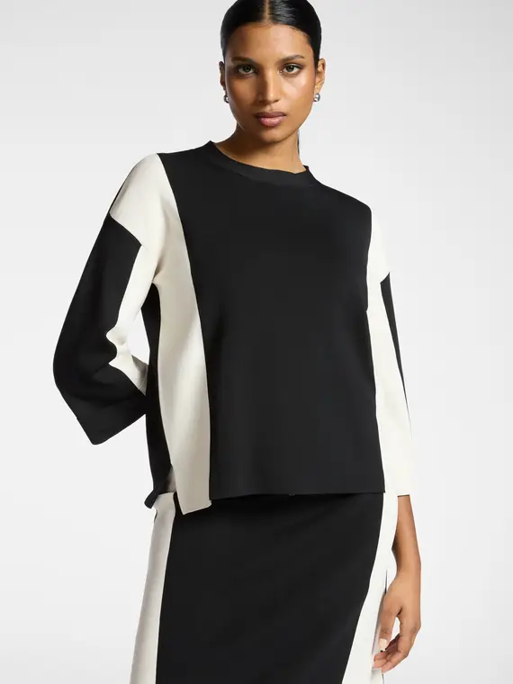 Maglia color block Donna, (42 IT)