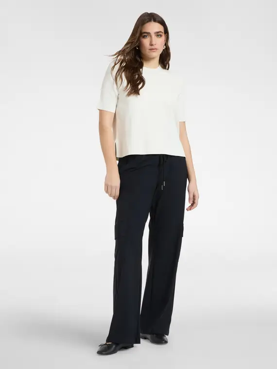 Maglia con maniche corte Donna, Bianco (58 IT) miniatura 3