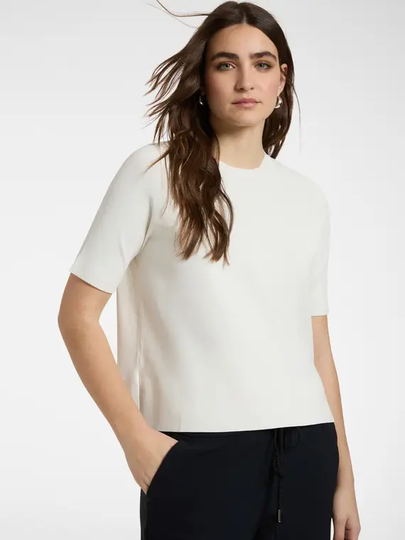 Maglia con maniche corte Donna, Bianco (58 IT)