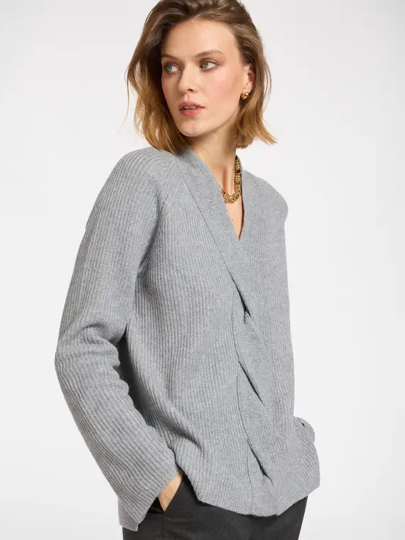 Maglia con maxi treccia Donna, (42 IT)