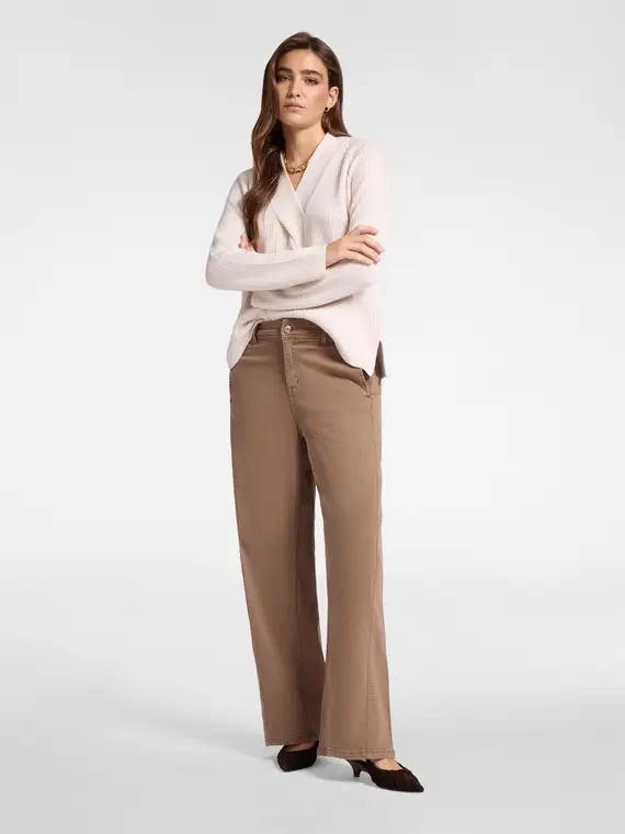 Maglia con maxi treccia Donna, Bianco (46-48 IT) miniatura 3