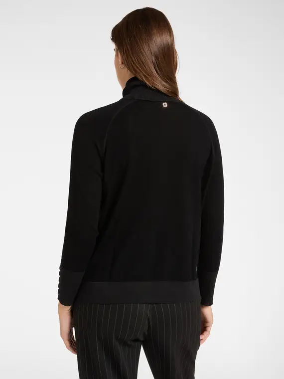 Maglia dolcevita soft touch Donna, Nero (46-48 IT) miniatura 2