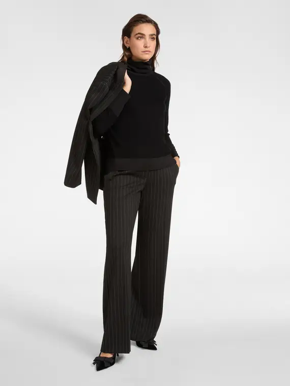 Maglia dolcevita soft touch Donna, Nero (46-48 IT) miniatura 3