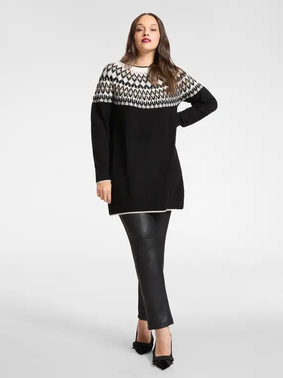 Maglia "fair isle" ricamata a mano Donna, (42 IT) miniatura 3