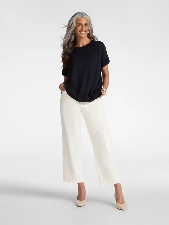 Maglia maniche corte Donna, Blu (46-48 IT) miniatura 3