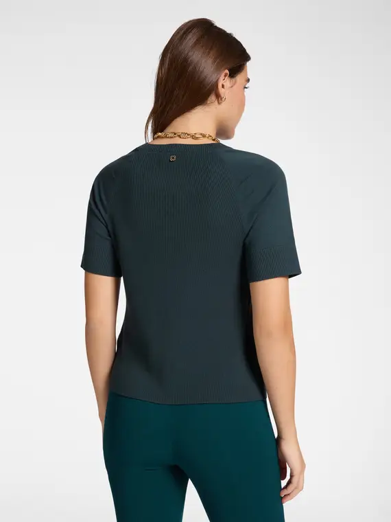 Maglia maniche corte Donna, Verde (42 IT) miniatura 2