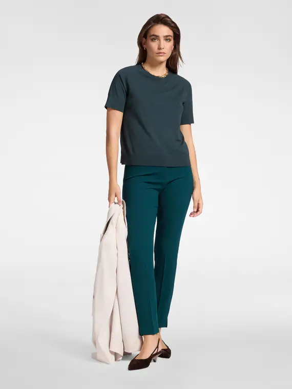 Maglia maniche corte Donna, Verde (42 IT) miniatura 3