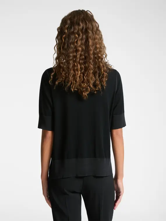 Maglia maniche corte in lana Donna, (42 IT) miniatura 2