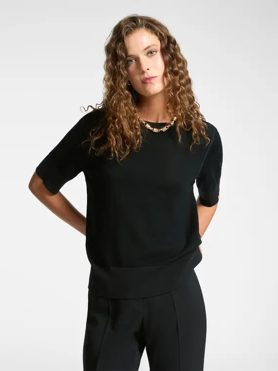 Maglia maniche corte in lana Donna, (42 IT)