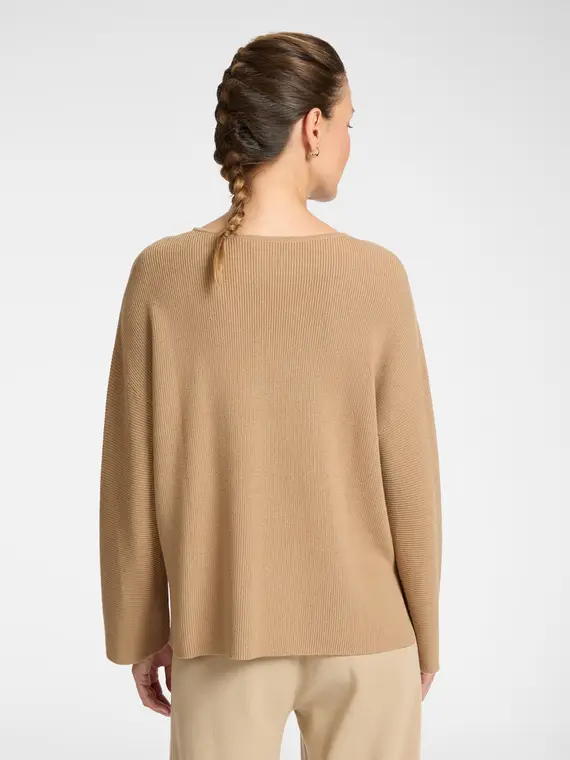 Maglia sporty con collo staccabile Donna, Marrone (42 IT) miniatura 2