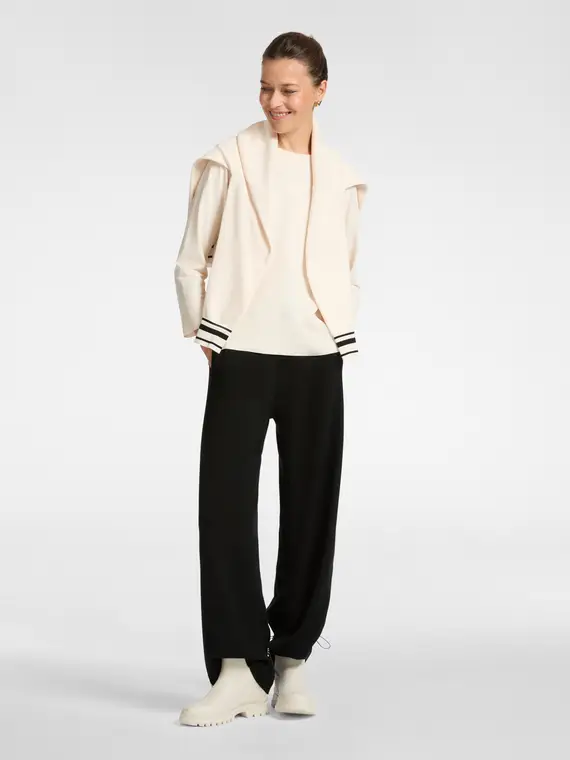 Maglia sporty girocollo Donna, Bianco (42 IT) miniatura 3