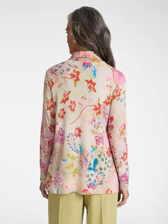 Maglia stampata Donna, Rosso (50 IT) miniatura 2