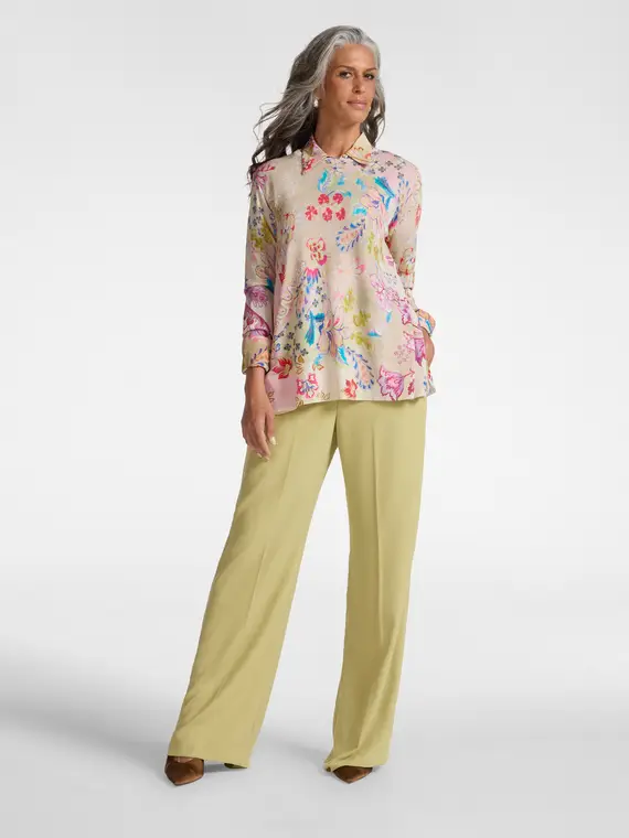 Maglia stampata Donna, Rosso (50 IT) miniatura 3