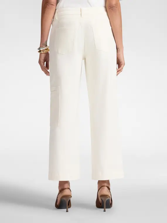 Elena Mirò Pantaloni cargo Donna Bianco 4245156 miniatura 2