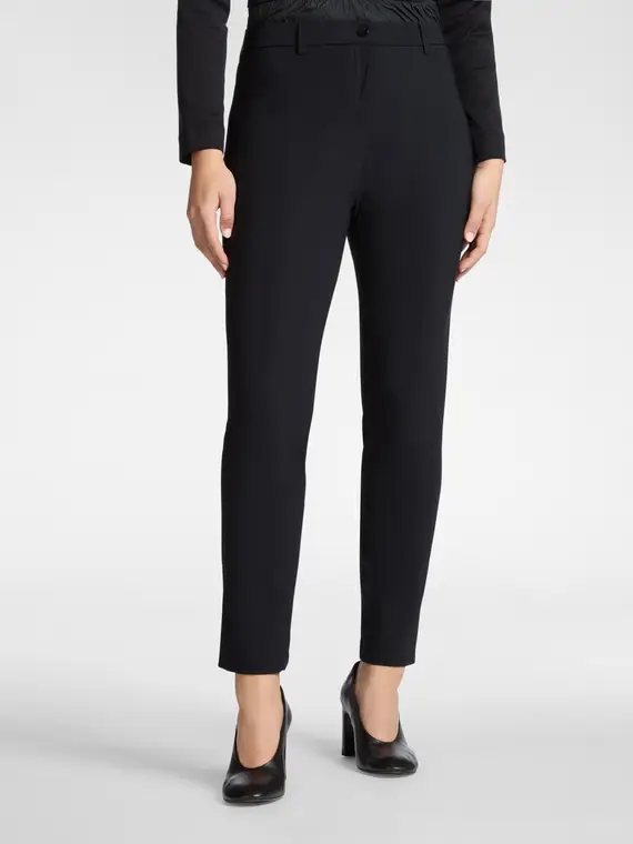 Pantaloni chinos in jersey Donna miniatura 3