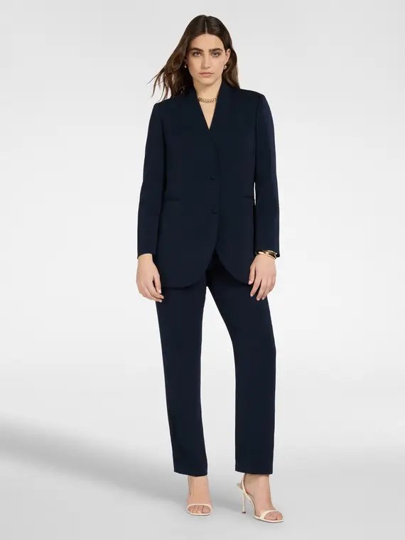 Pantaloni in cady Donna, Blu