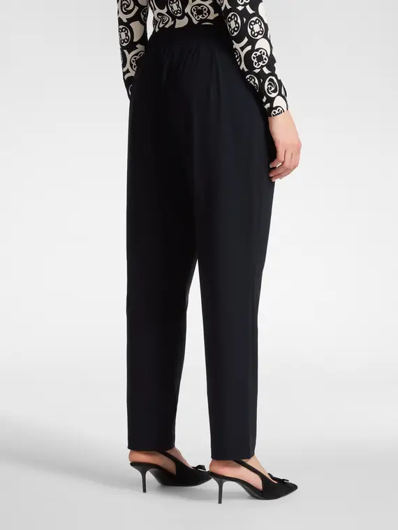 Pantaloni in jersey Donna, Nero (52-54 IT) miniatura 2