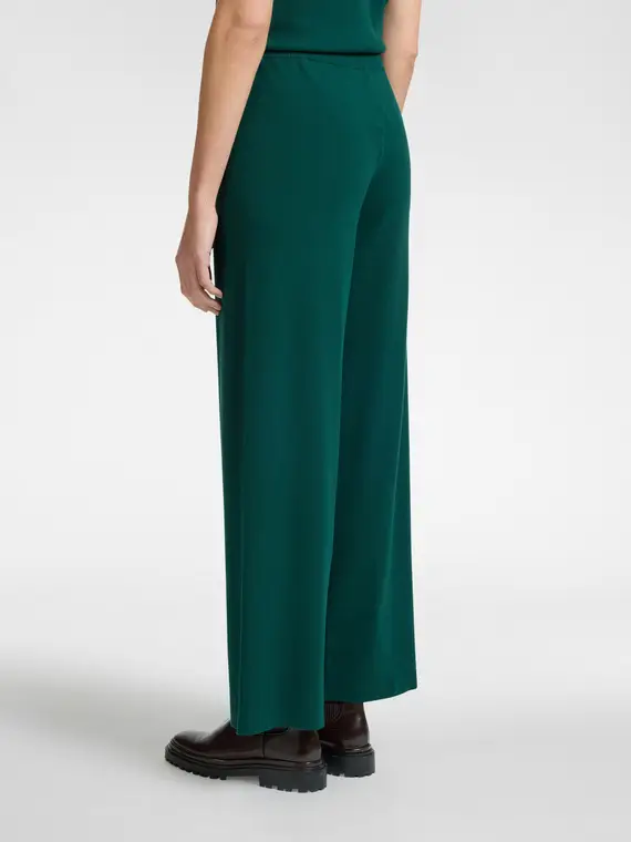 Pantaloni in tricot Donna, Verde (46-48 IT) miniatura 2