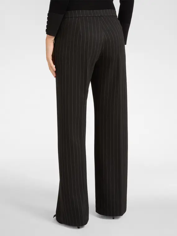 Pantaloni maschili gessati Donna miniatura 2