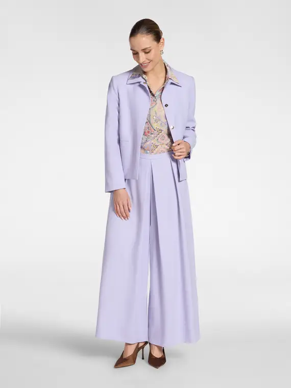 Pantaloni palazzo in cady Donna