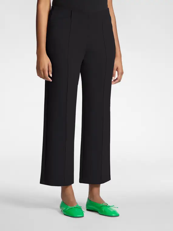 Pantaloni palazzo in scuba Donna, (50 IT) miniatura 3