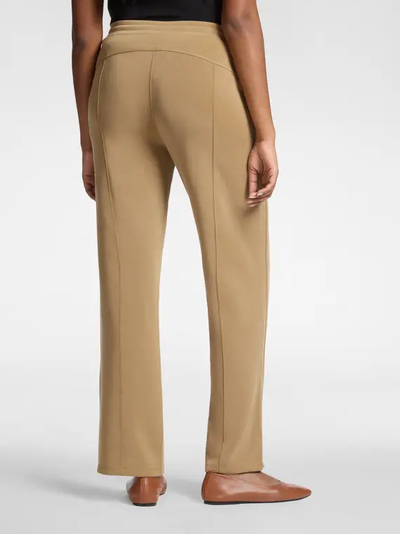 Pantaloni palazzo in scuba Donna, Marrone (42 IT) miniatura 2