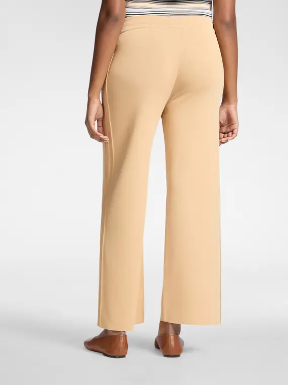 Pantaloni palazzo misto viscosa Donna, (42 IT) miniatura 2