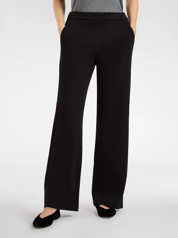 Pantaloni pull on in jersey Donna, Nero (42 IT) miniatura 3