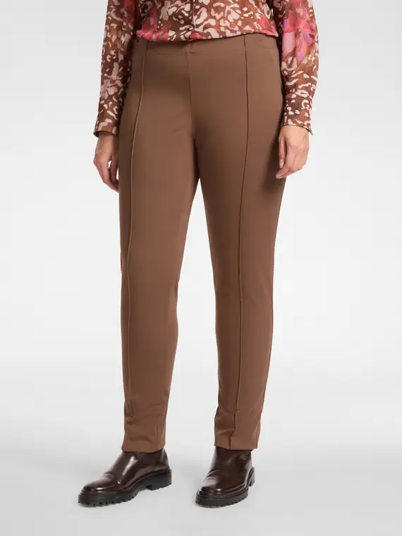 Pantaloni slim in punto Milano Donna, (42 IT) miniatura 3