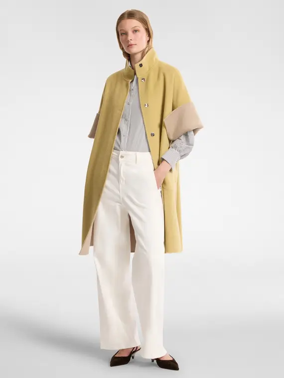 Pantaloni wide leg Donna, Bianco