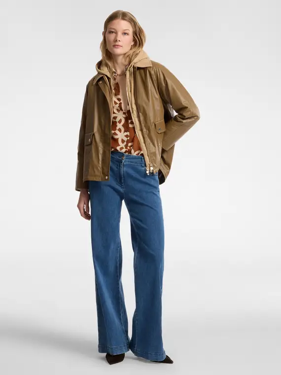 Elena Mirò Parka Donna Beige 3376454 miniatura 3