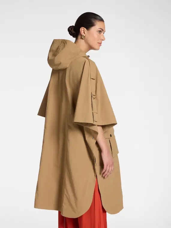 Parka over con cappuccio Donna, Marrone miniatura 2