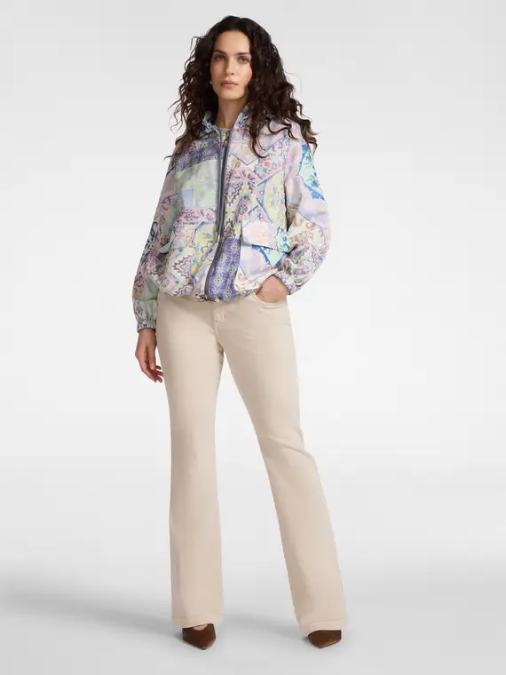 Elena Mirò Parka Donna Viola 4245085 miniatura 3