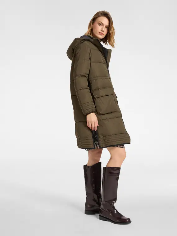 Elena Mirò Parka Donna Verde 4245088 miniatura 3