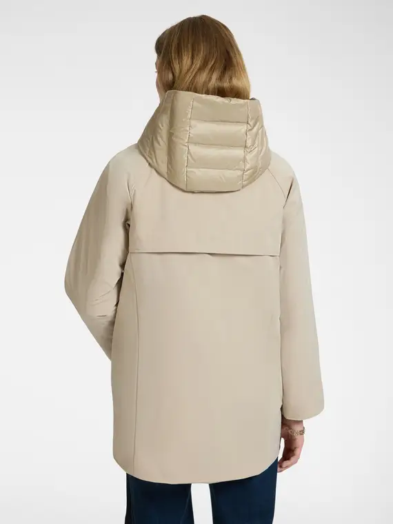 Piumino layering Donna, Beige miniatura 2