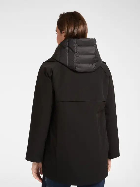 Piumino layering Donna, Nero miniatura 2