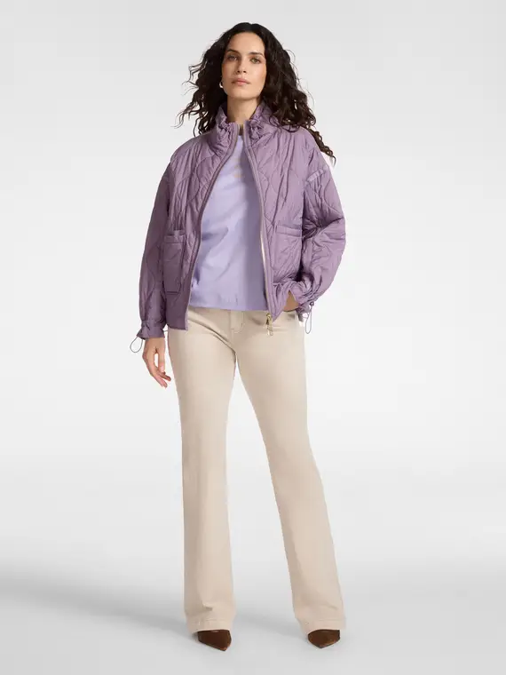 Piumino lightweight in nylon trapuntato Donna, Viola (42 IT) miniatura 3