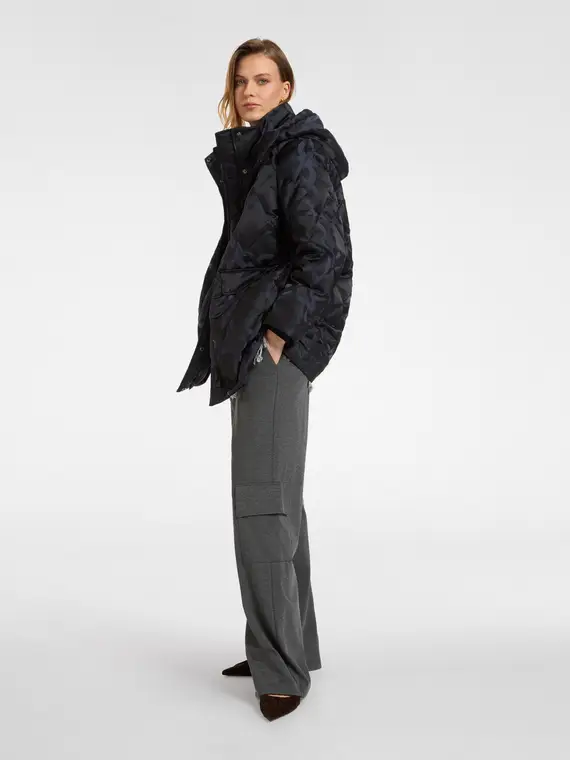 Piumino Monogram con cappuccio Donna miniatura 3