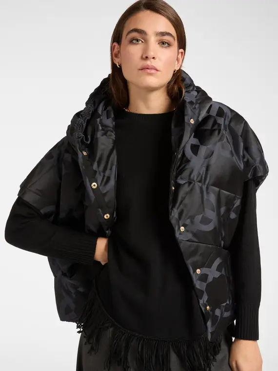 Piumino senza maniche Monogram Donna