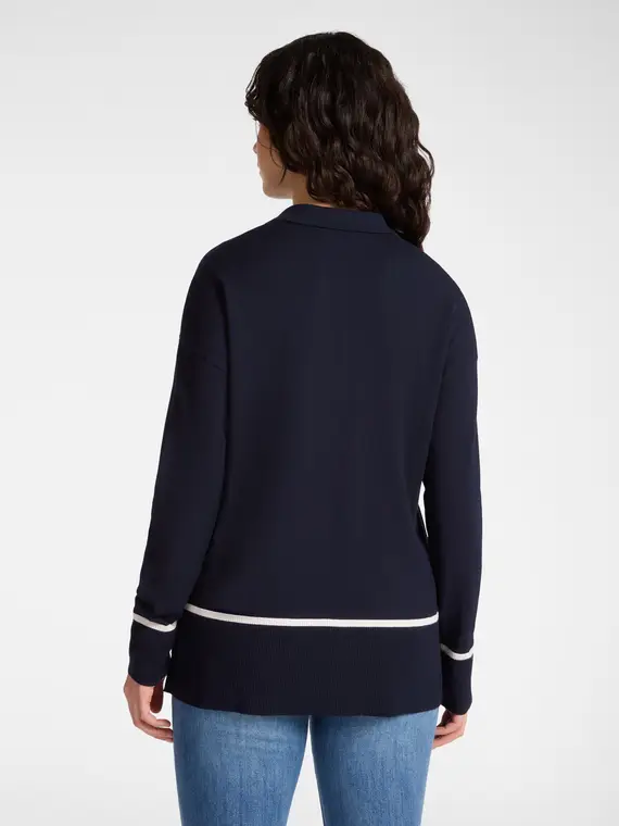 Elena Mirò Polo Donna Blu 4245143 miniatura 2