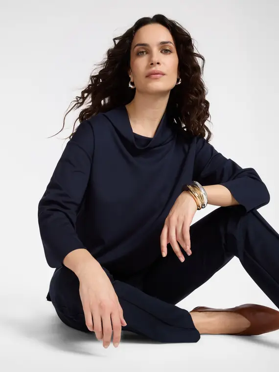 Elena Mirò T-shirt Donna Blu 4245099