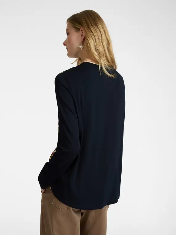 Elena Mirò T-shirt Donna Blu 4245105 miniatura 2